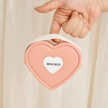 Heart Shape Mini Jewellery Multi Purpose Box