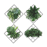 3D Plants Wall Stickers 12*12 Inch Pack Of 4