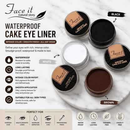 Face It Waterproof Cake Eyeliner