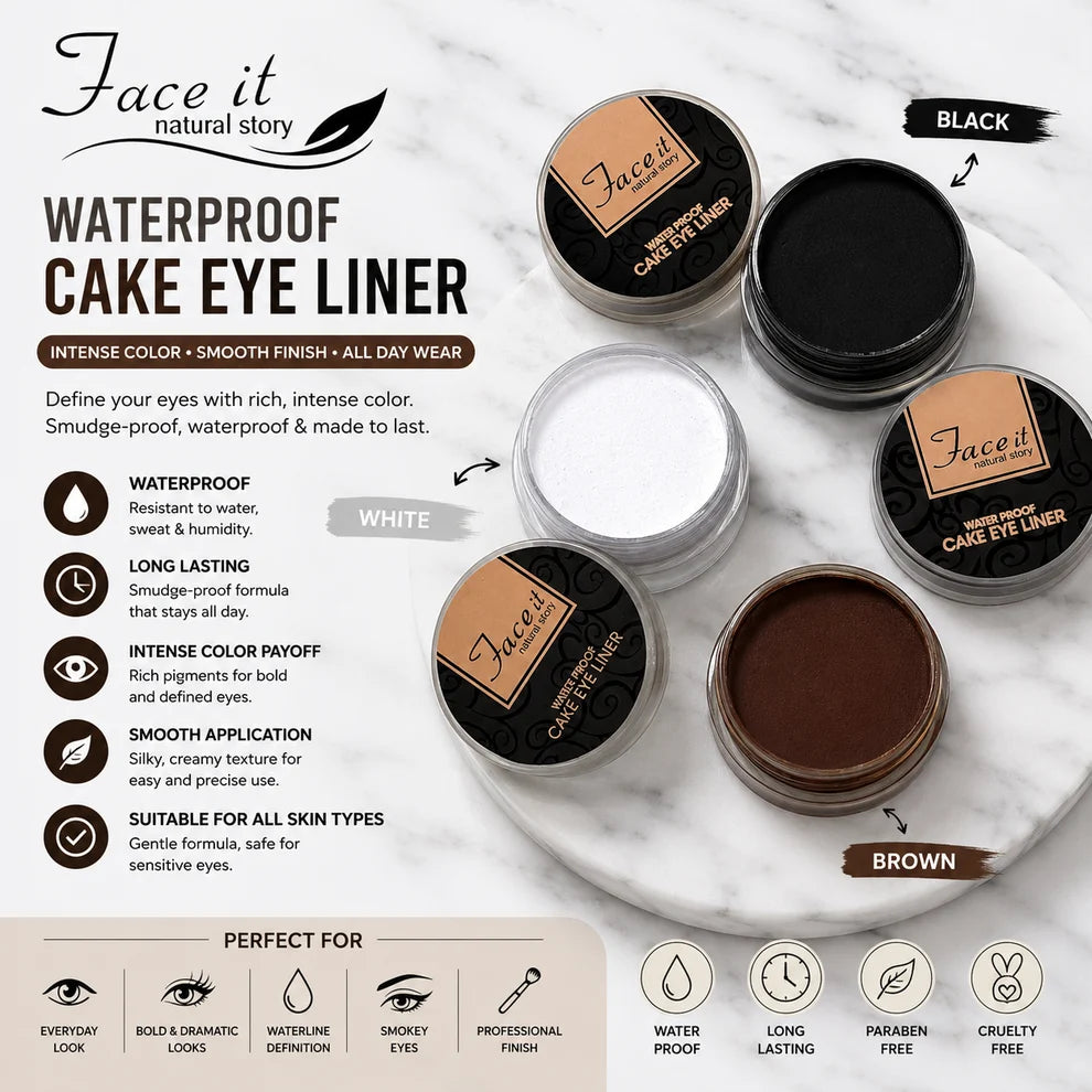 Face It Waterproof Cake Eyeliner