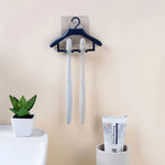 Multifunctional Mini Wall Mounted Hangers Style Toothbrush Holder