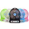 Mini Portable USB Rechargeable 3 Speed Fan With LED Torch Light