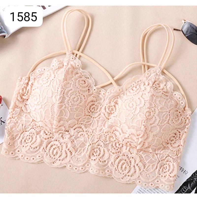 1585 Lace Fancy Bra Free Size Adjustable from 28 to 34