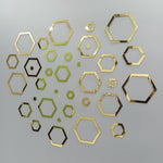 Hexagon Shape Acrylic Wall Sticker