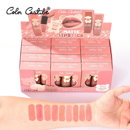 Color Castle Bear Lipstick 3Pcs Set