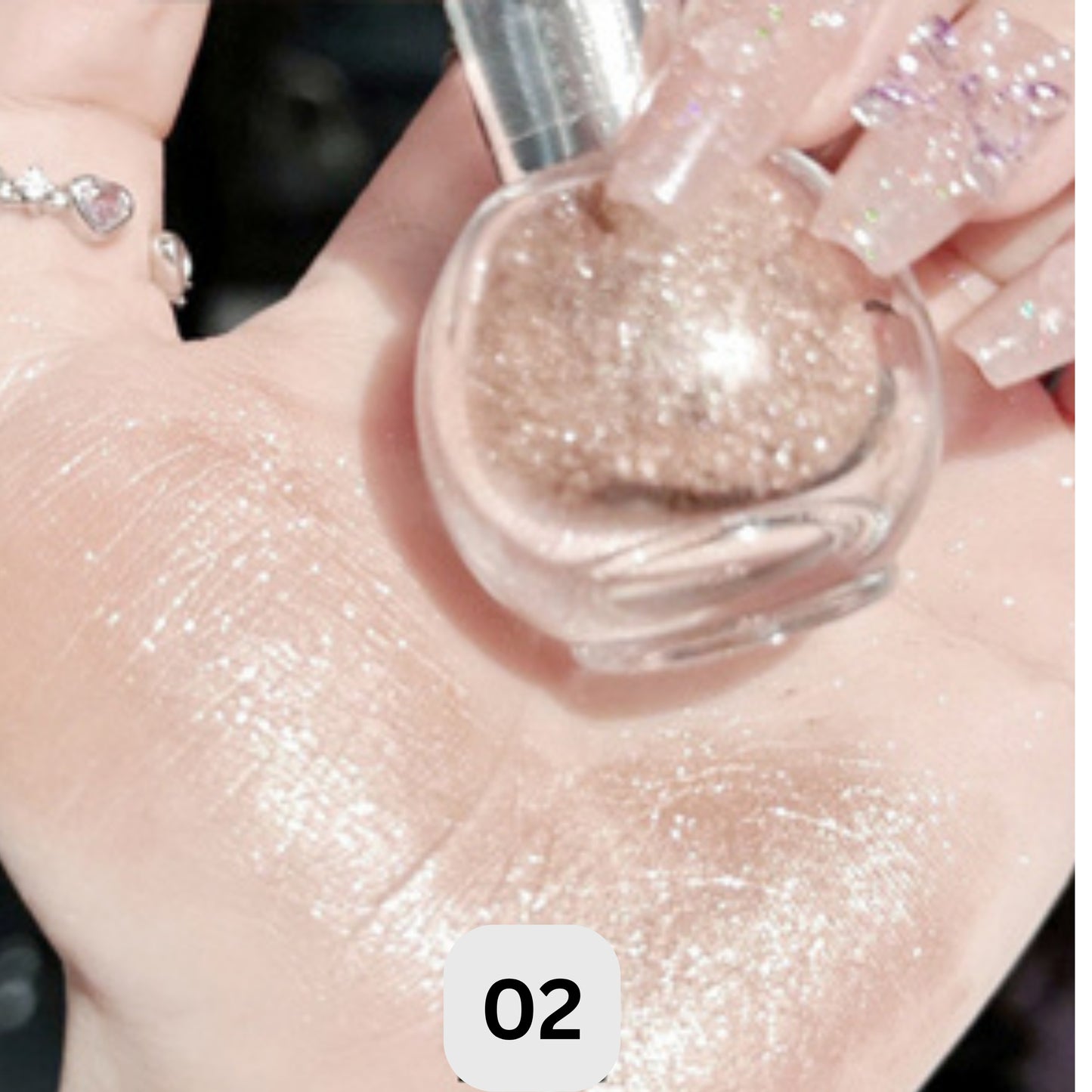 Diamond Highlighter Powder Spray Waterproof High Gloss Glitter Body Bronzer Highlight Powder Face Contour Illuminator Makeup