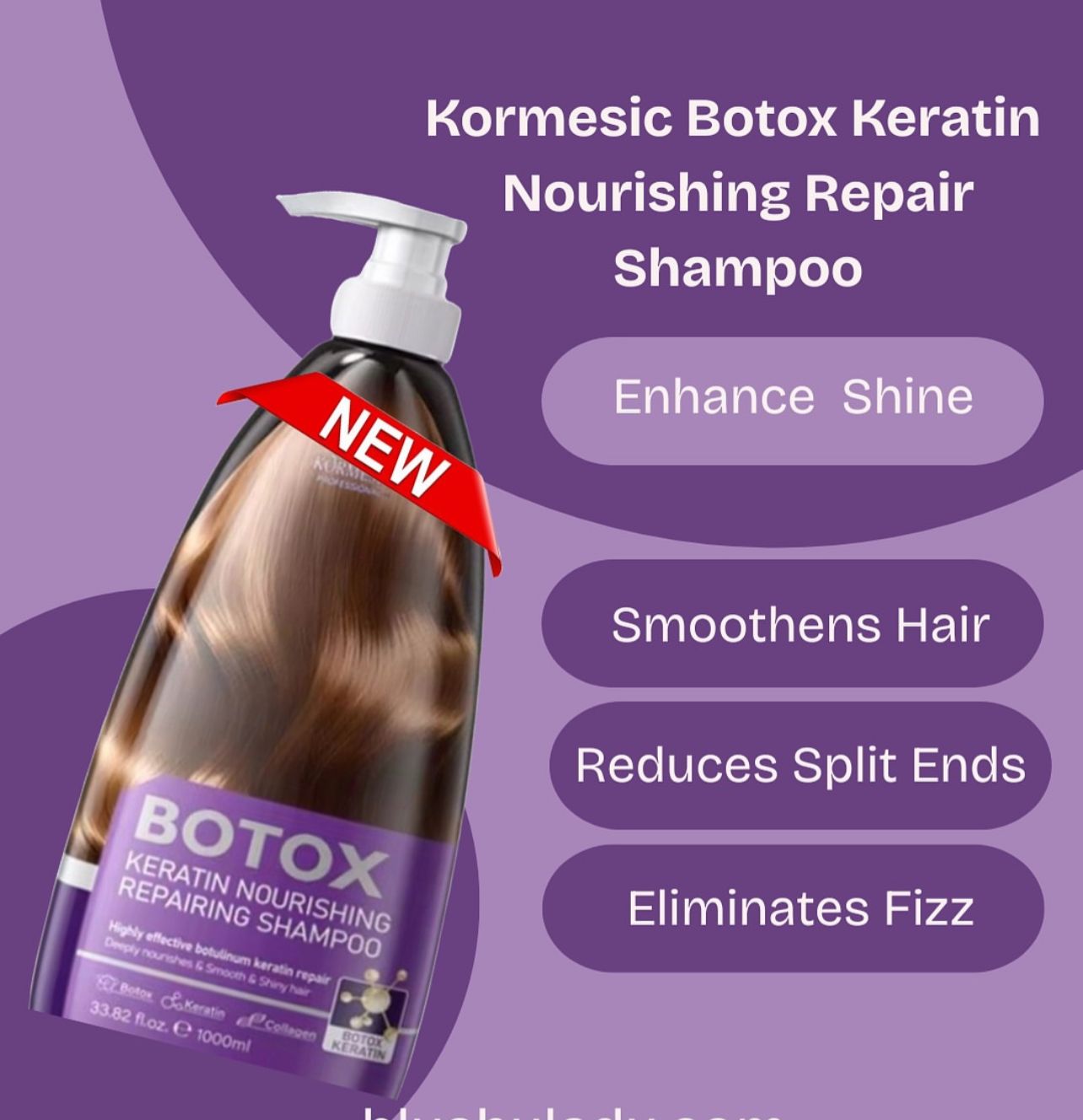 KORMESIC Botox Keratin Collagen Hair Shampoo 1000ml