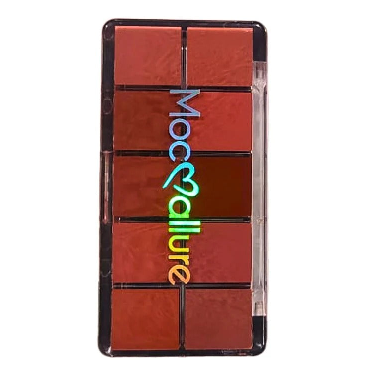 Mocallure Matte Lipstick 10 Color Palette