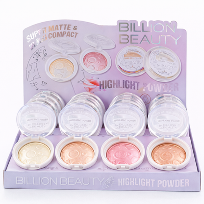 BILLION BEAUTY Highlight Powder 4 Pcs Glow Set