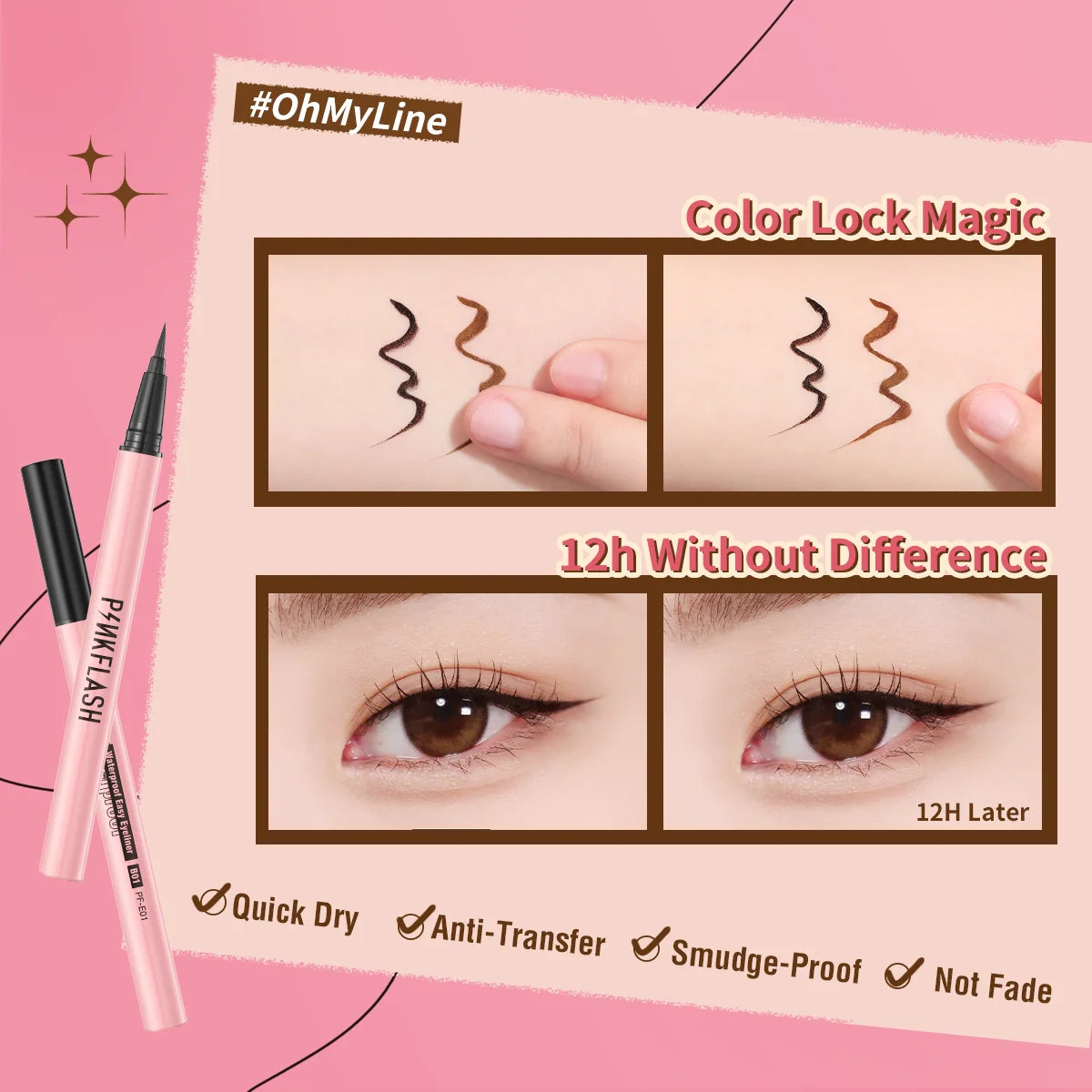 PinkFlash Liquid Pen Eyeliner