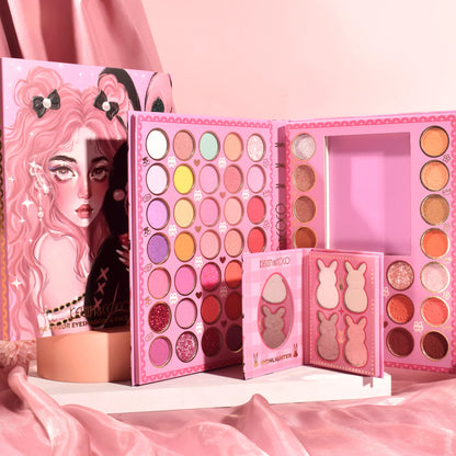 Kevin & Coco Bunny Girl 62 Colors Makeup Palette Set