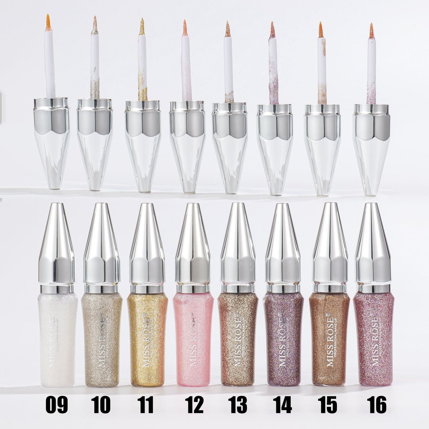 Miss Rose Glitter Eyeliner Pack of 8
