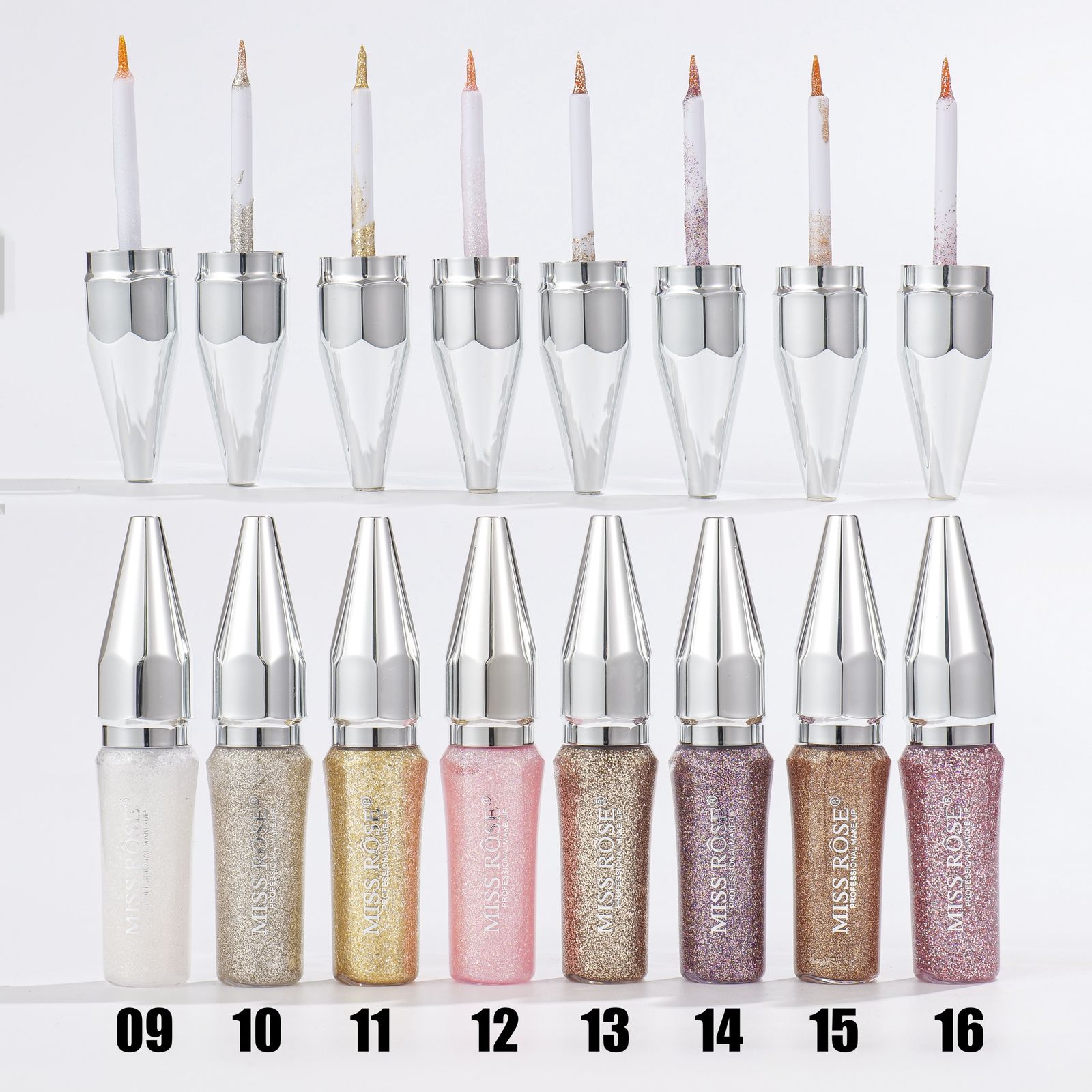 Miss Rose Glitter Eyeliner Pack of 8