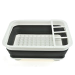 Collapsible Foldable Portable Silicon Basket Dish Washing Drainer Rack