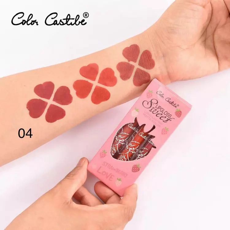 Color Castle 3in1 Long Lasting Matte Color Lip Gloss
