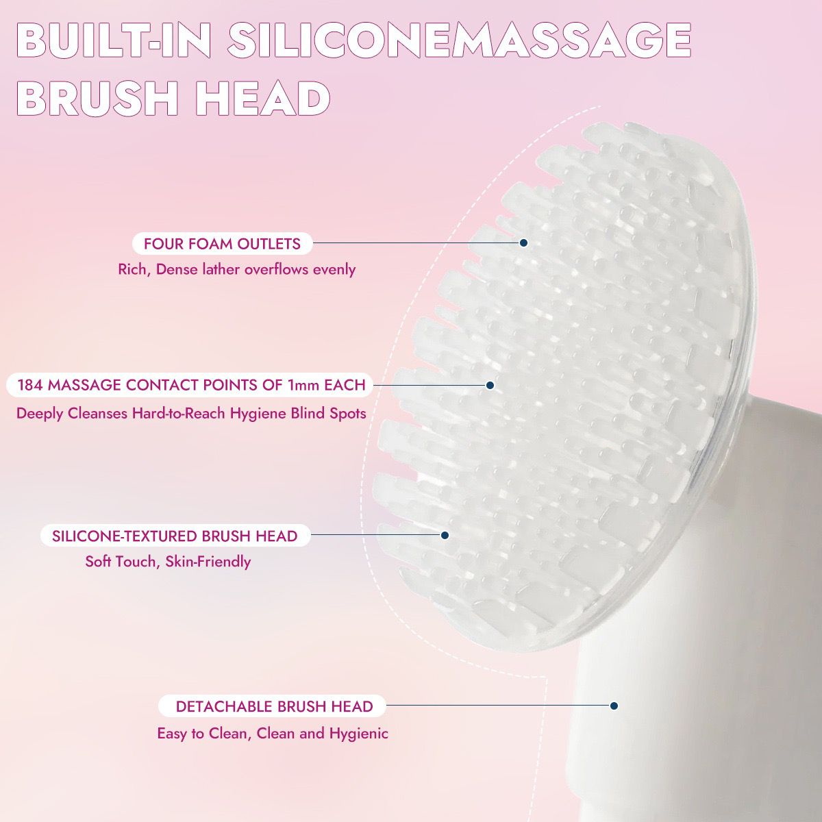 Miss Rose Creamy Facial Foam Cleanser