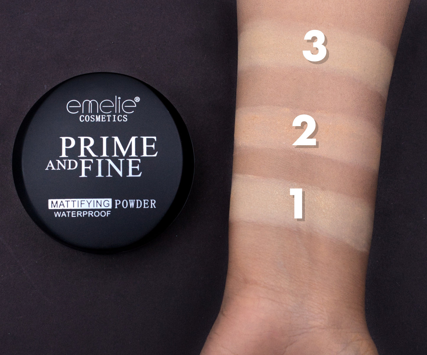 Emelie Prime And Fine Powder Waterproof Mattifying