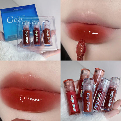Gege Bear 3 Pcs Lip Glaze Box