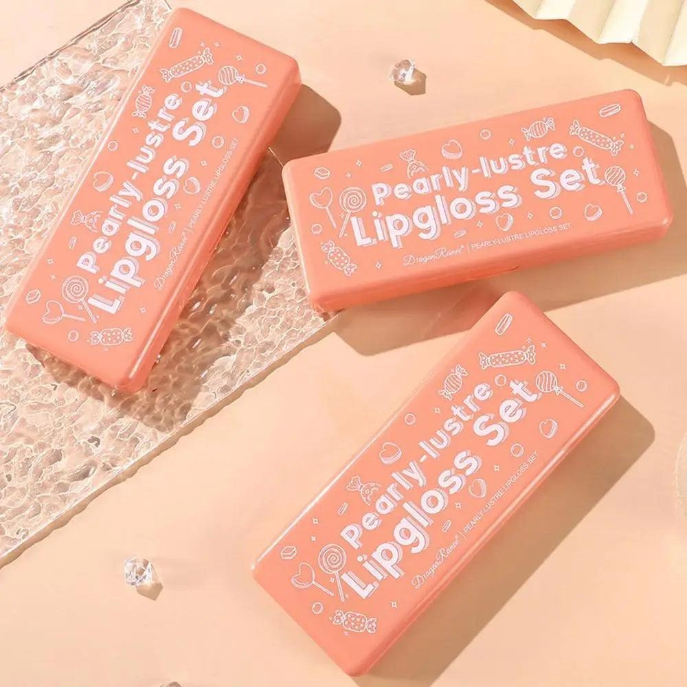 Dragon Ranee Pearly Lustre Lip Gloss 10Pcs Set