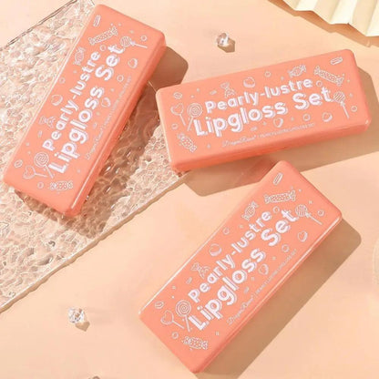 Dragon Ranee Pearly Lustre Lip Gloss 10Pcs Set