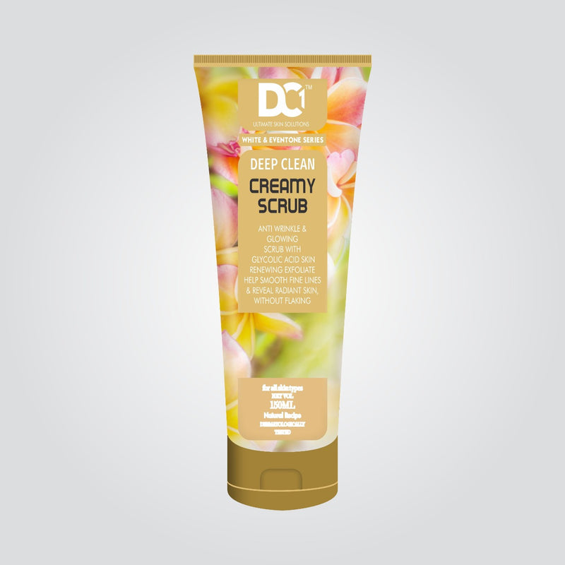 DC Ultimate Skin Solution White And Eventone Series Exfoliating Deep Clean Creamy Scrub 150ml