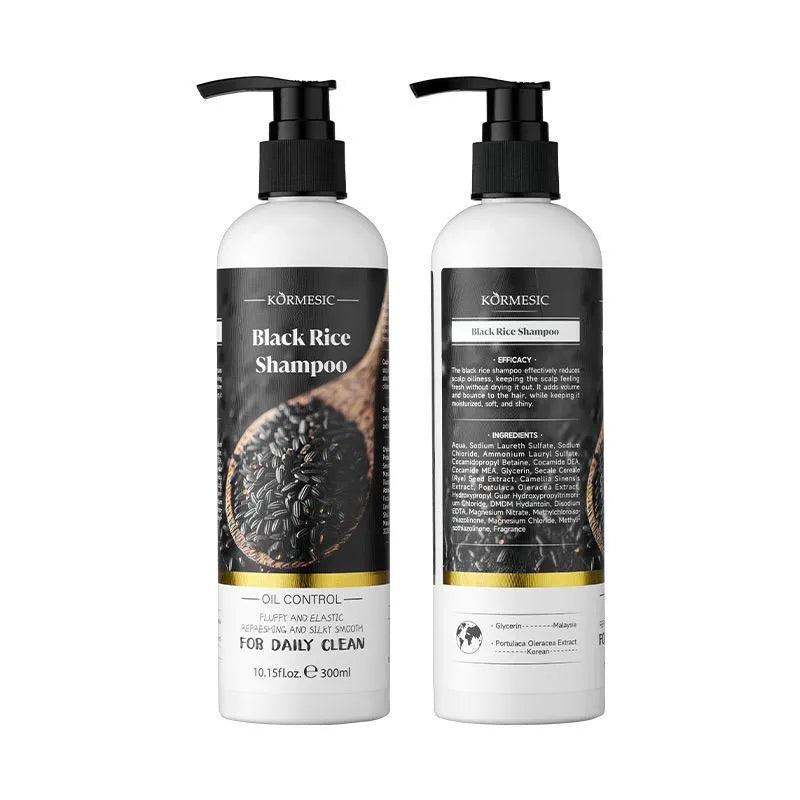 KORMESIC For Daily Care Refreshing And Silk Smooth Black Rice Shampoo 300ml