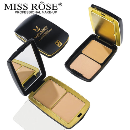 Miss Rose 3 Color Powder Fashion with Mirror