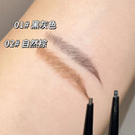 Mansly 2in1 Eyebrow Pencil Natural Waterproof Smooth For Outlining Makeup Tool