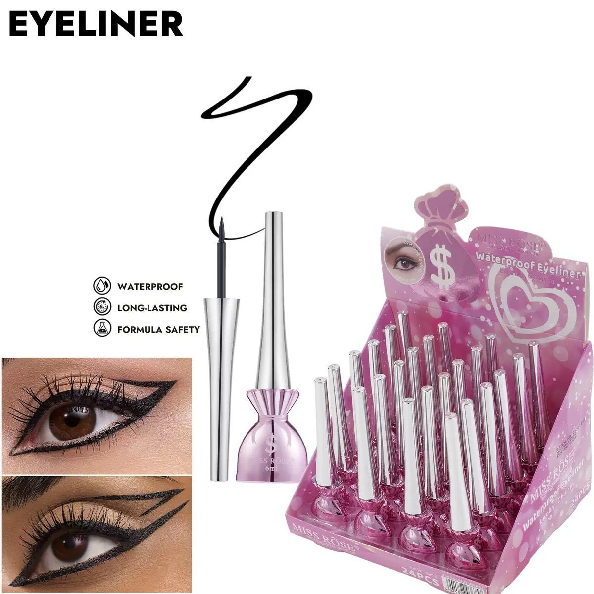 Miss Rose Dollee Eyeliner Waterproof