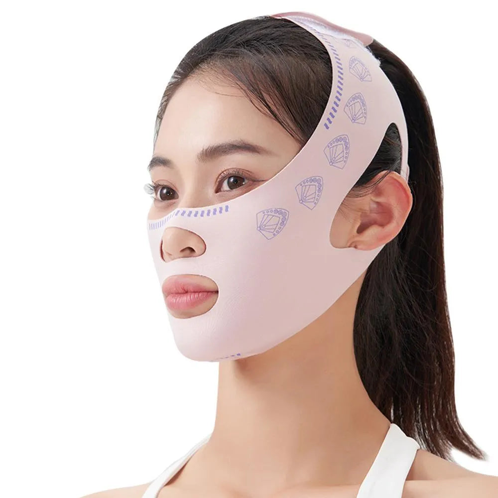 2025 New Face Bandage Breathable V Face Band Cheek Lift Up Anti Wrinkle Face Thin Mask Reduce Double Chin V-Line Shaping Bandage Creek