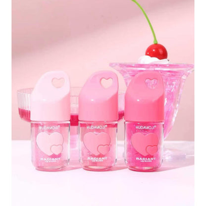 Hudamoji Radiant Pink Lip Gloss