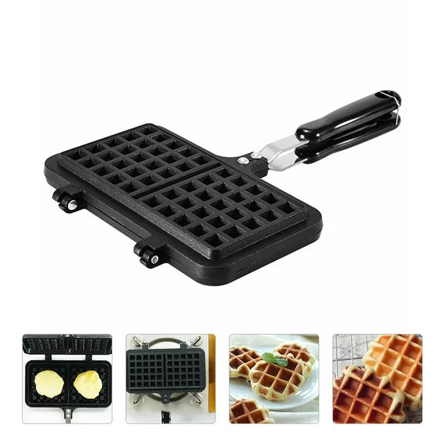 Mini Baking Waffle Maker Iron Pan Mold Non Stick Baking Pan