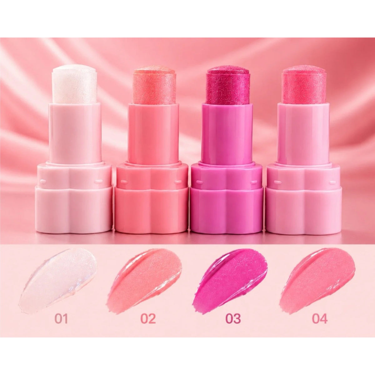 Hudamoji Jelly Highlighter Sticks – Pack of 4