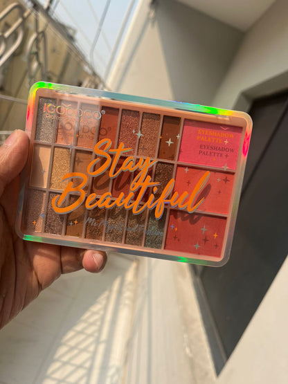 Igoodco Stay Beautiful 21 Color Eyeshadow Palette 3 Color Blushon