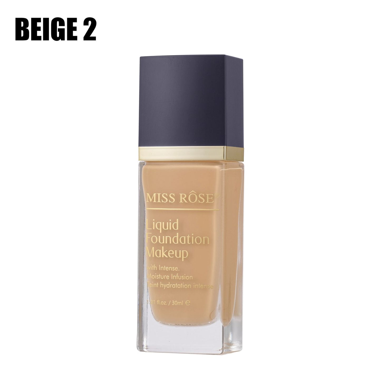 Miss Rose Liquid Foundation With Intense Moisture Infusion Teint Hydratation Intense