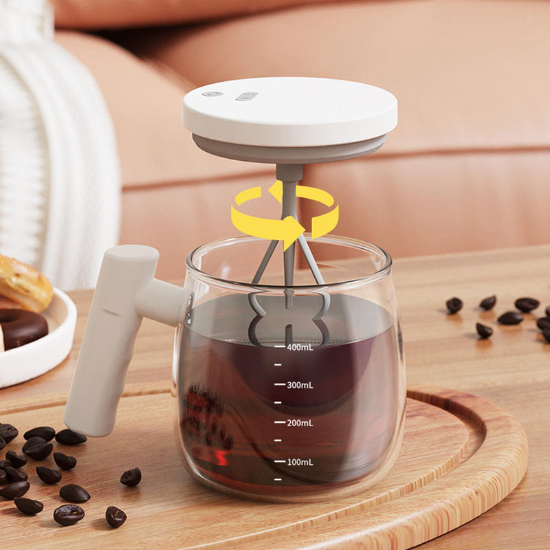 Electric Coffee Mug With Self-Stirring Feature 400ml