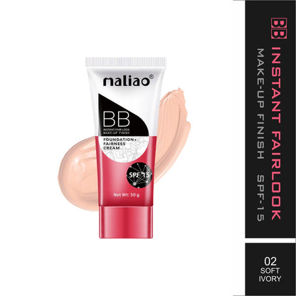 Maliao Instant Fair Look Make Up Finish BB Foundation Fairness Cream