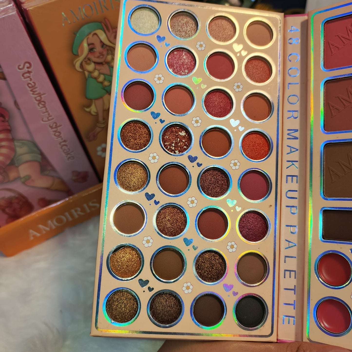 Aura Beauty 48 Color All in One EyeShadow Book Palette