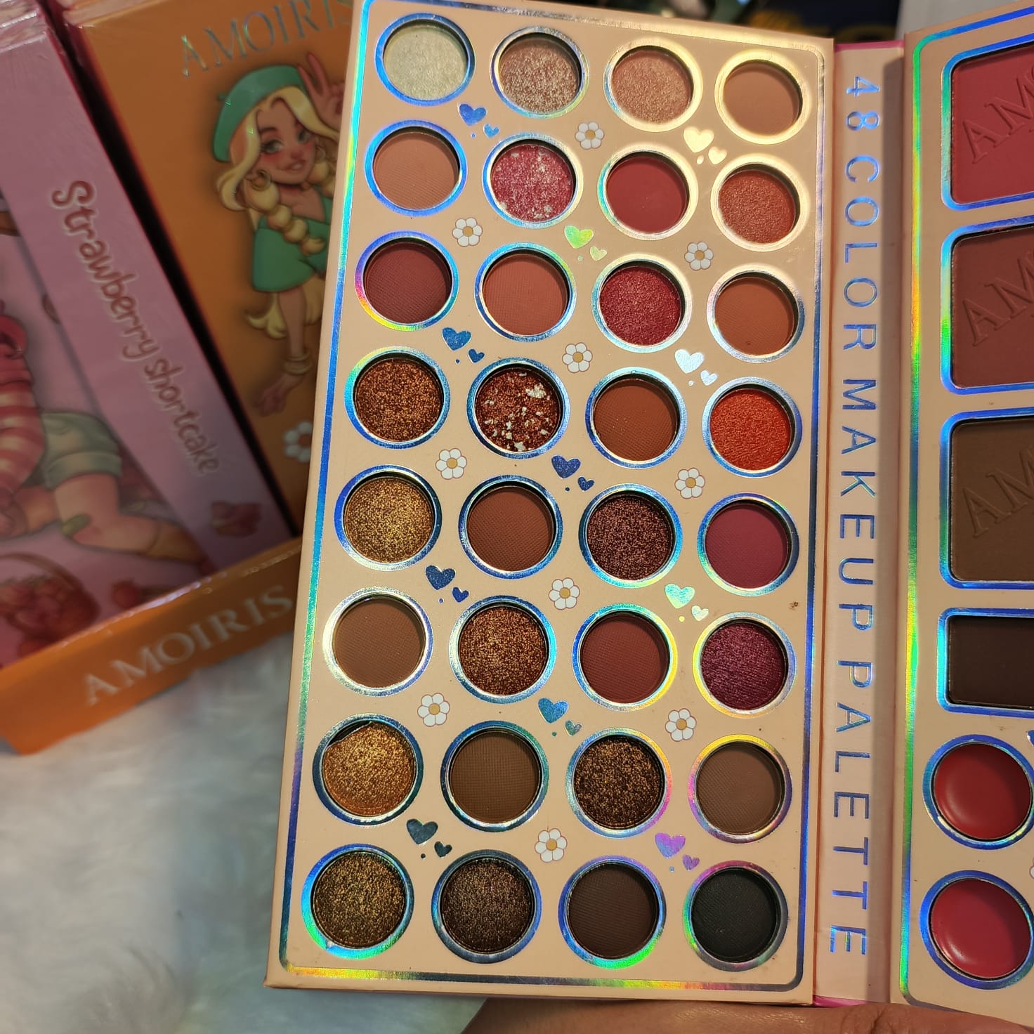 Aura Beauty 48 Color All in One EyeShadow Book Palette