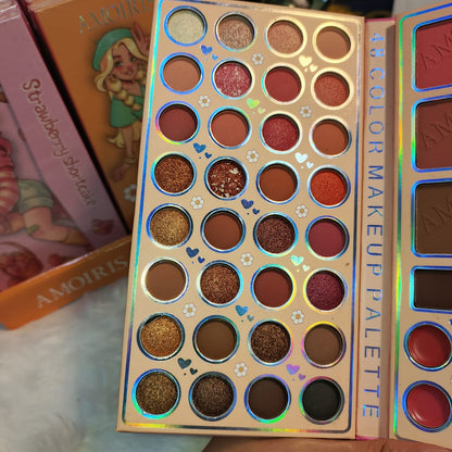 Aura Beauty 48 Color All in One EyeShadow Book Palette