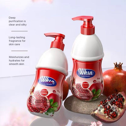 WHSA Whitening Body Wash for Body Cleansing and Care Deep Cleansing Exfoliating Skincare Body Wash