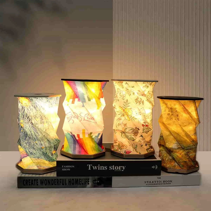 Creative Touch Sensor Foldable Paper Book LED Lamp