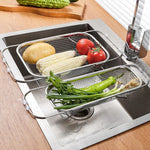 Stainless Steel Vegetable Drain Sink Basket