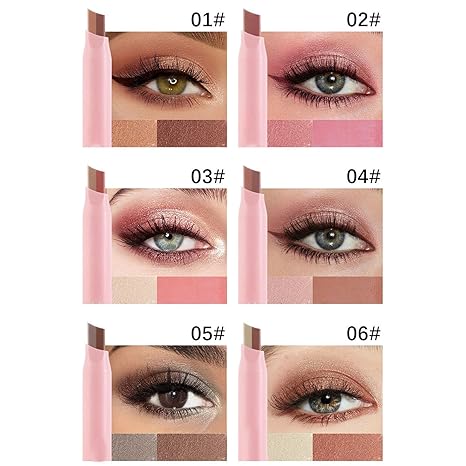 Dragon Ranee New Fasahion Color 6pcs Stick Eyeshadow Set