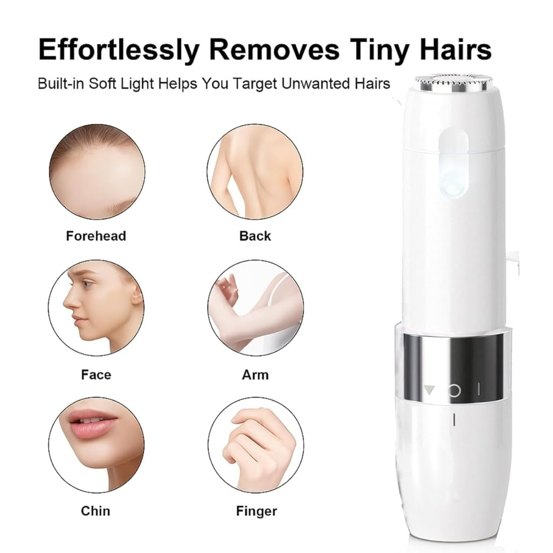 Rechargeable Flawless Hair Removal Machine Painless Facial For Face Chin Cheek Eyebrow Upper Lip Hair Removal Trimmer Shaver For Women