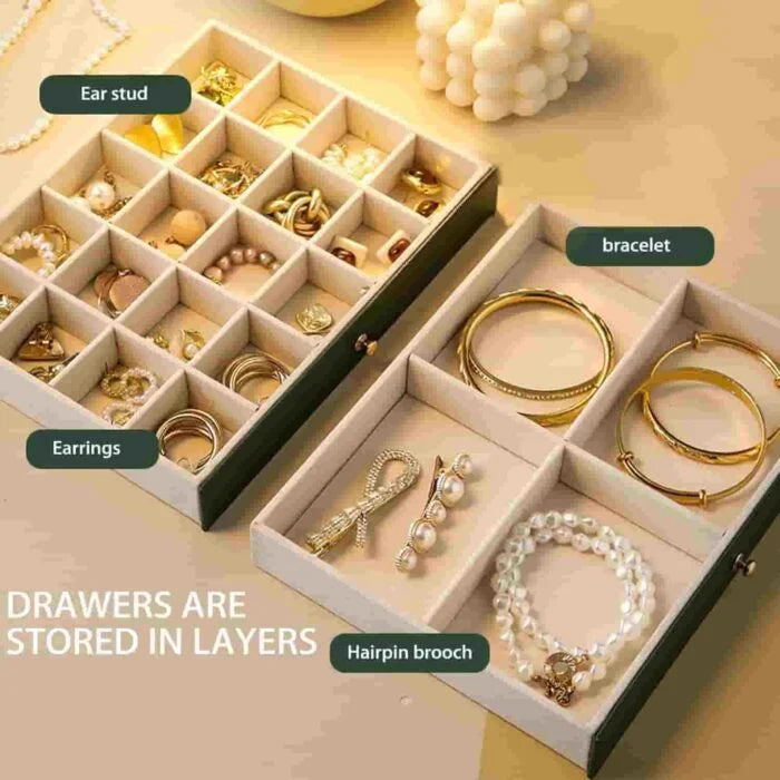 Multipurpose Luxury Lockable Jewelry Organizer