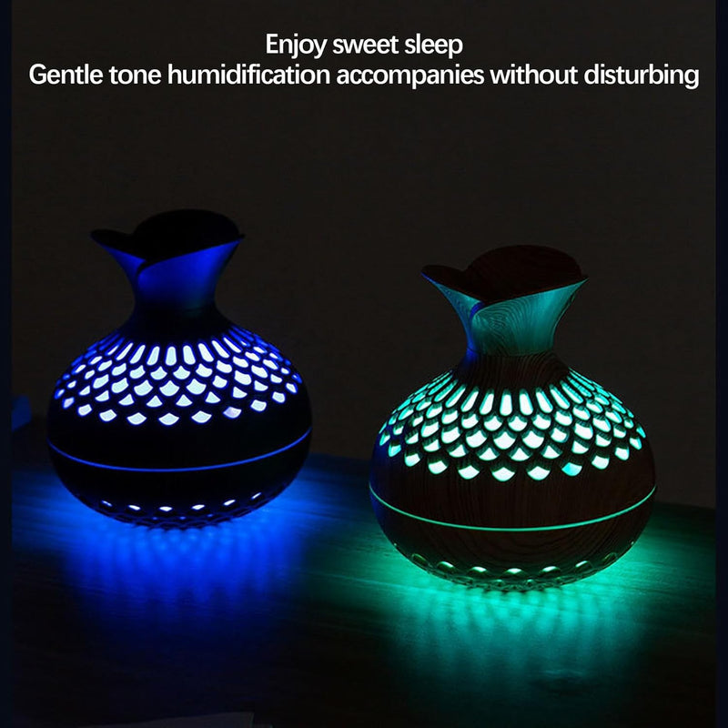 Colorful Night Light Hollow Out Humidifier Aromatherapy Humidifier Diffuser