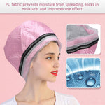 Electric Thermal Hair Steamer Cap for Hair SPA Waterproof Deep Conditioning Thermal Heat Hat Heater