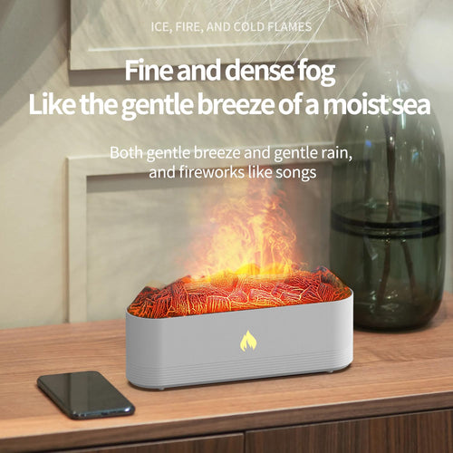 Aromatherapy Volcano Flame Bliss Diffuser Ultrasonic Humidifier