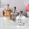 Modern Luxury Acrylic Bathroom Accessories Soap Dispenser Toothbrush Holder Soap Tray 4Pcs Set